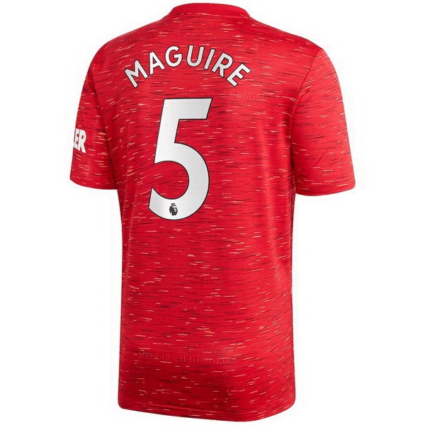 Maglia Manchester United NO.5 Maguire 1ª 2020-2021 Rosso